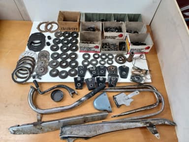 Diversas piezas para motocicletas Zundapp
