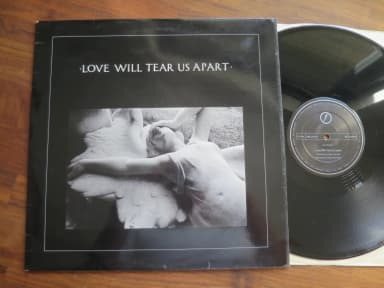 Joy Division Love Will Tear Us Apart UK 80-luvun Lontone-painos vinyyli