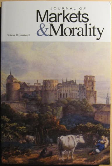 Journal of Markets & Morality Band 16, Nummer 2 zu verkaufen