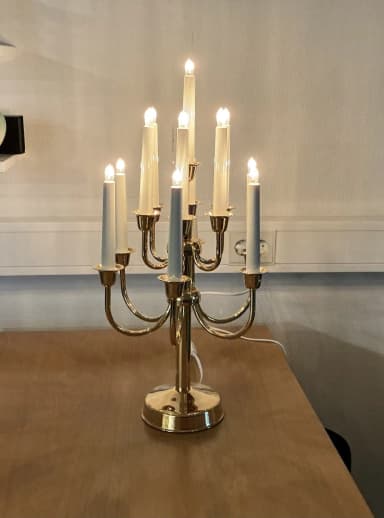 Markslöjd Kungsholm adventtikynttelikkö 13 valopisteellä