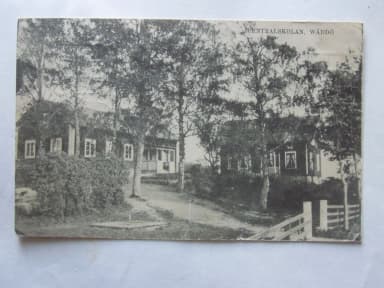 Väddö Centralskolan noin vuodelta 1916