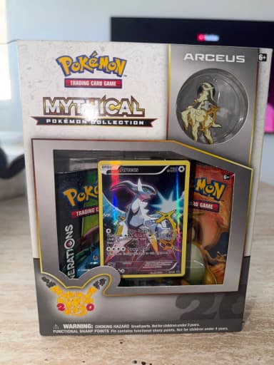 Pokémon Mythical Collection Arceus 2016 mit XY116 Promo und Generations Boostern