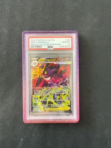 Mega Gengar ex 284/217 PSA 10 Ascended Heroes Pokemonkarte