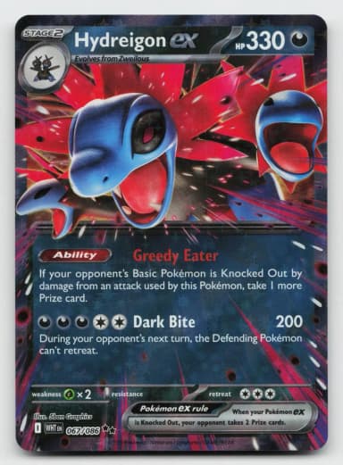 Hydreigon EX 067/086 White Flare Double Rare Sammelkarte