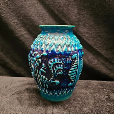 BAY W. Germany Retro-Vase aus Vintage-Zeit