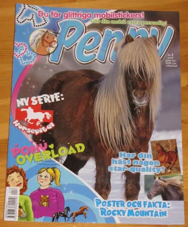 PENNY hevosaikakauslehti vuodelta 2008 lapsille ja nuorille