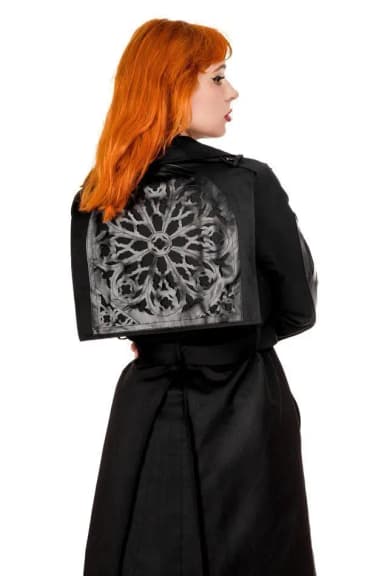 Restyle Cathedral wasserdichter Trenchcoat in Größe XL