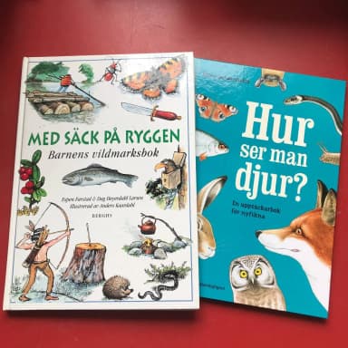 Kinder-Wildnisbuch und Tierbeobachtungsanleitung mit Rucksack