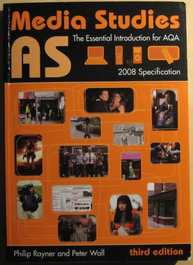 AS Media Studies: Perusteos AQA 2008 -määrittelyyn
