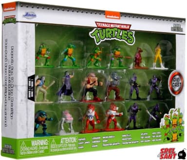 Jada Teenage Mutant Ninja Turtles Nano Metalfigs 18-pack Sarja 1