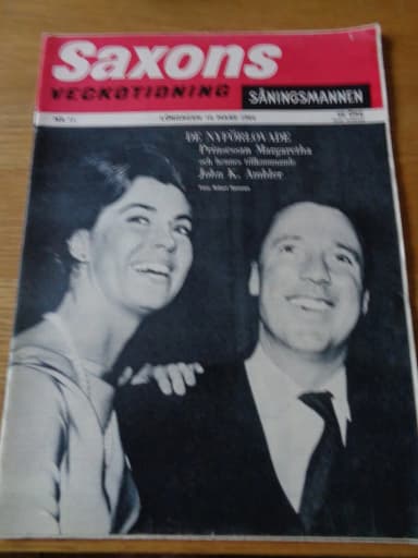 Saxons nr11 1964 prinsessa Margaretha ja Vasa-Loppet Janne Stefansson