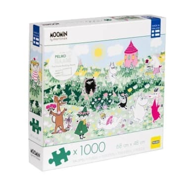Mumin Puzzle 1000 Teile Blumen Garten