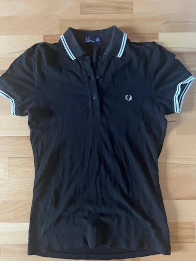 Polo negra Fred Perry talla S