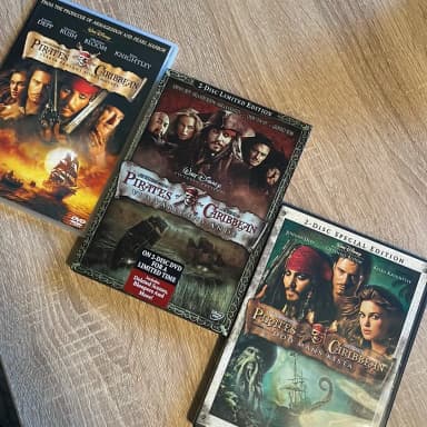 Pirates of the Caribbean DVD-Set mit 3 Filmen
