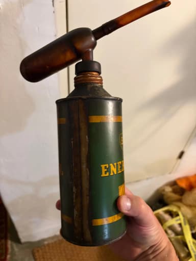 Vintage BP Energol 1 litran öljypurkki