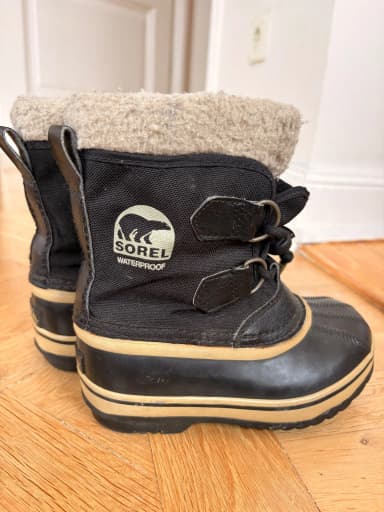 Schwarze Sorel Winterstiefel zu verkaufen