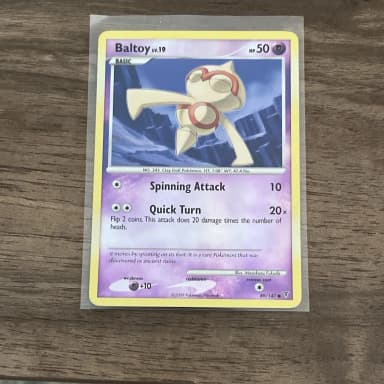 Baltoy 89/147 Reverse Holo Pokemon card from Supreme Victors set