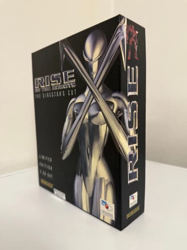 Seltene Rise of the Robots Director’s Cut Karton für PC, ohne Spiel