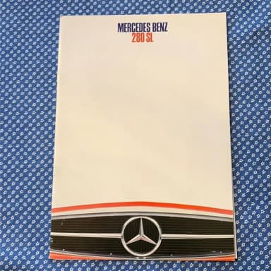 Folleto Mercedes Benz 280 SL disponible en Suecia