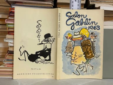 Salon Gahlin 1963 by Torvald Gahlin, book in fine condition