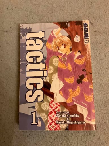 Tactics vol 1 manga anime en inglés disponible