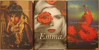 Colección de libros de Jane Austen con Orgullo y prejuicio y Emma