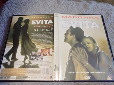Evita-elokuva, jossa Madonna ja Antonio Banderas