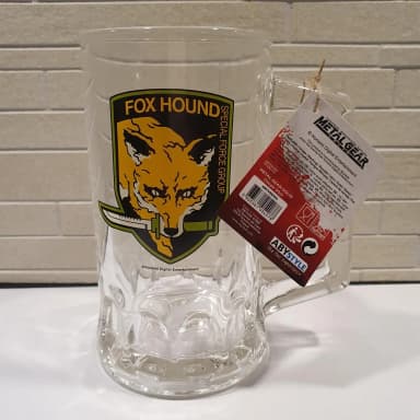 Metal Gear Solid Foxhound large beer glass set
