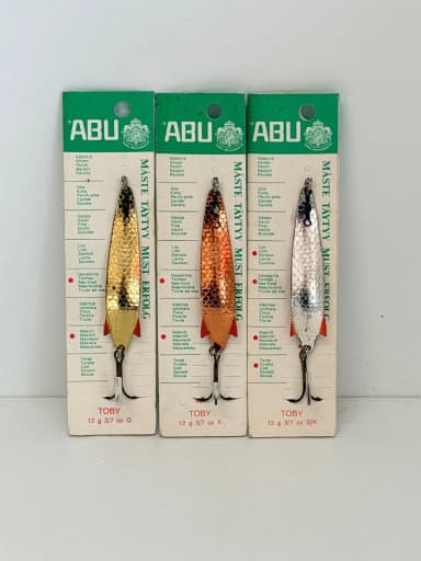 Señuelo de pesca ABU Toby 12 g objeto de colección