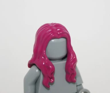 LEGO Starfire Batman II magentan värinen hiusosa 95225