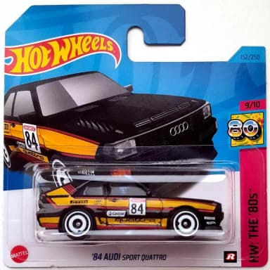 Hot Wheels 1984 Audi Sport Quattro -malliauto