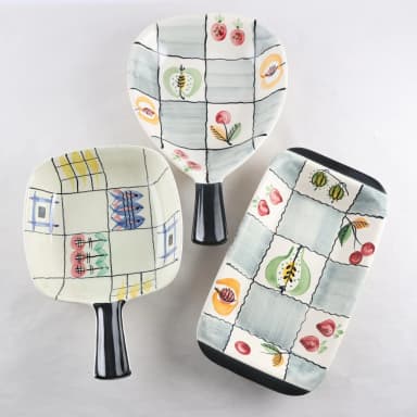 3-teiliges Set von Jie Gantofta Auflaufform und Servierplatten von Ella Bergstra