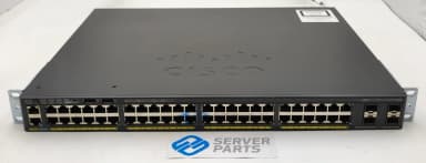 Switch Cisco Catalyst 48 puertos GbE PoE+ WS-C2960X-48LPS-L