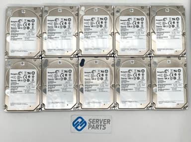 10er-Pack Seagate 600GB 10K SAS 6G 2,5 Zoll Server-Festplatten
