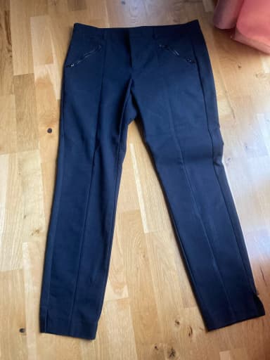 KappAhl black trousers size 40