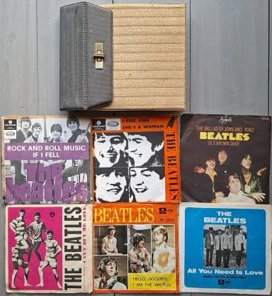 The Beatlesin single alkuperäisessä hihnassa Ruotsissa