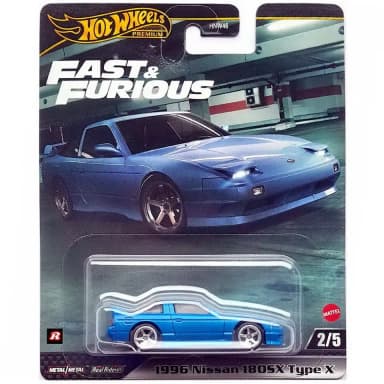 Hot Wheels Premium Fast & Furious 1996 Nissan 180SX Type X model