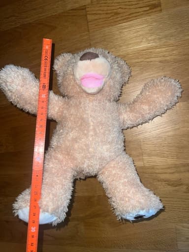 Beige nalle Björn, 30 cm korkea