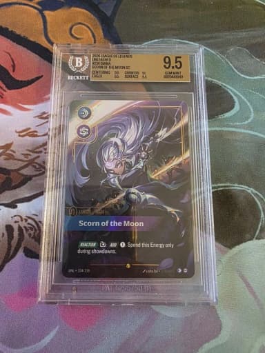 Riftbound Diana Scorn of the Moon Showcase Foil card BGS 9.5 Gem Mint
