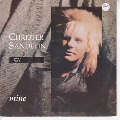 Christer Sandelinin 7 tuuman vinyylilevy 'Mine' Ruotsista