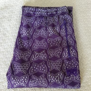 Needles Poly Jacquard Papillon track pants size L/M