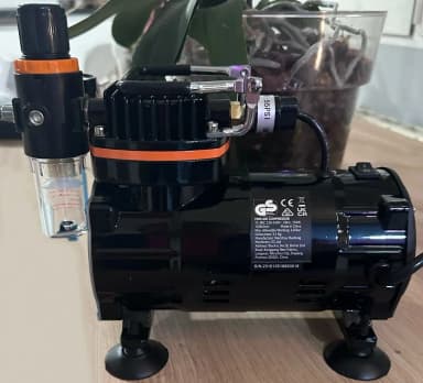 Kit de aerógrafo multifuncional de doble acción 120W con mayor presión de aire