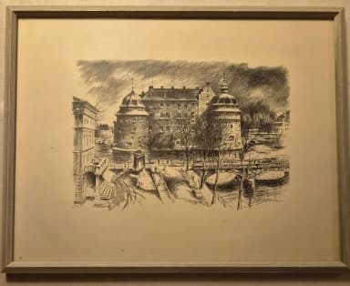 Two lithographs by Gösta Ottoson available