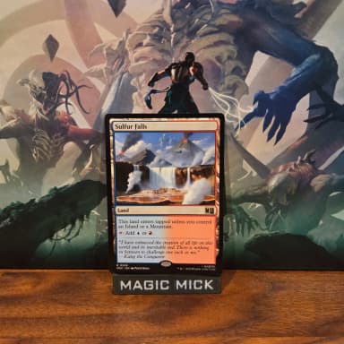 Sulfur Falls #269 Magic: The Gathering Landkarte, farblos