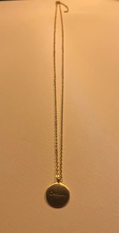 Necklace with Gemini symbol for sale