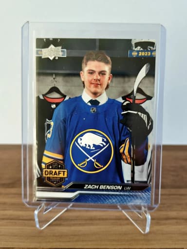 Carta novato Zach Benson NHL Draft 2023 Buffalo Sabres #739