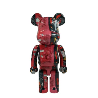 Bearbrick Andy Warhol x Jean-Michel Basquiat 1000% Sammlerfigur