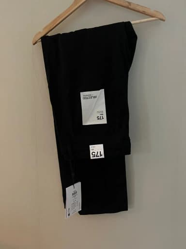 Selected Homme mustat Slim Bill housut, uudet lapulla