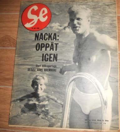 1959 Nacka Skoglund nr30 keräilyesine Ruotsissa