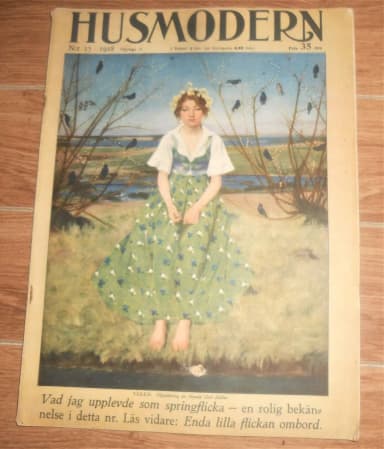 Husmodern Ausgabe 17 von 1928 mit Harald Slott-Möller Cover